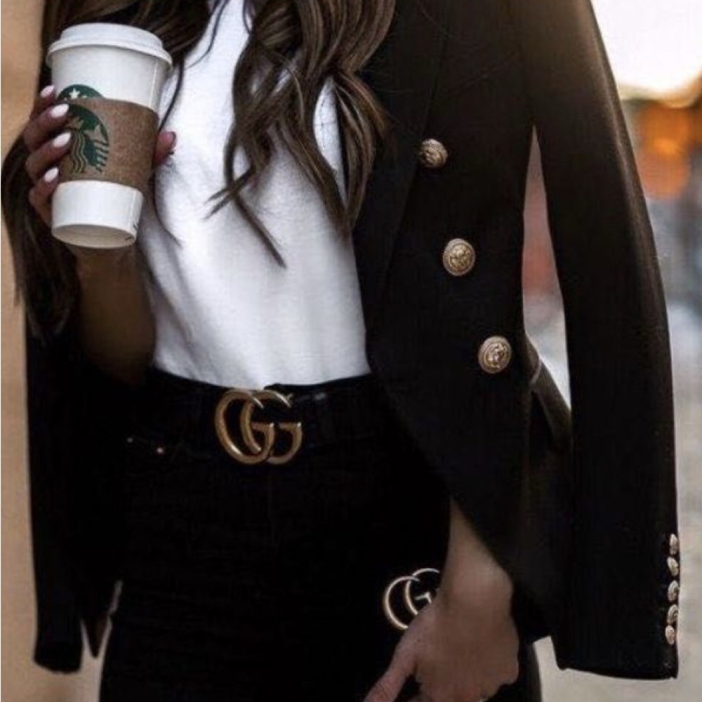 🖤💛SHORT SALE!!!Balmain Blazer Black with Gold Buttons💛🖤